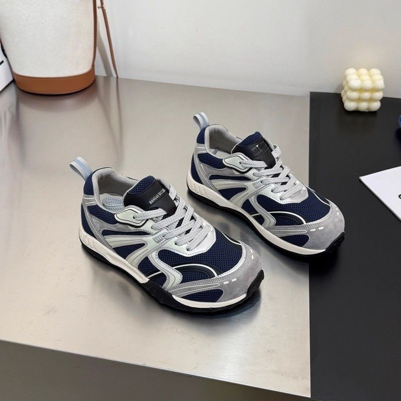 Damen Sportive Retro-Chunky-Sneaker mit atmungsaktivem Mesh und robuster Profilsohle Drune