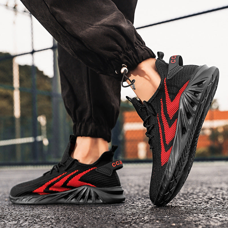 Damen Atmungsaktive und flexible Fitness-Sneaker mit rutschfester Sohle Drune