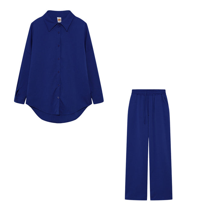 Damen Elegantes Freizeitanzug-Set mit lockerem Schnitt und feinem Stoff Drune
