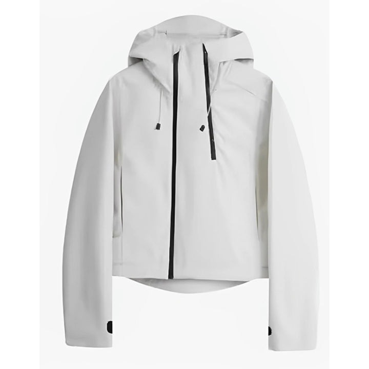 Damen Stylische Übergangsjacke mit hohem Kragen Drune