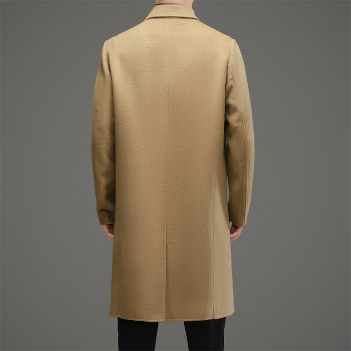 Herren eleganter Wollmantel Drune