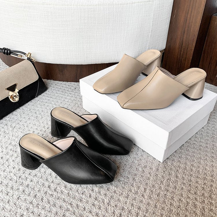 Damen Elegante Mules mit modernem Design und komfortabler Absatzhöhe Drune