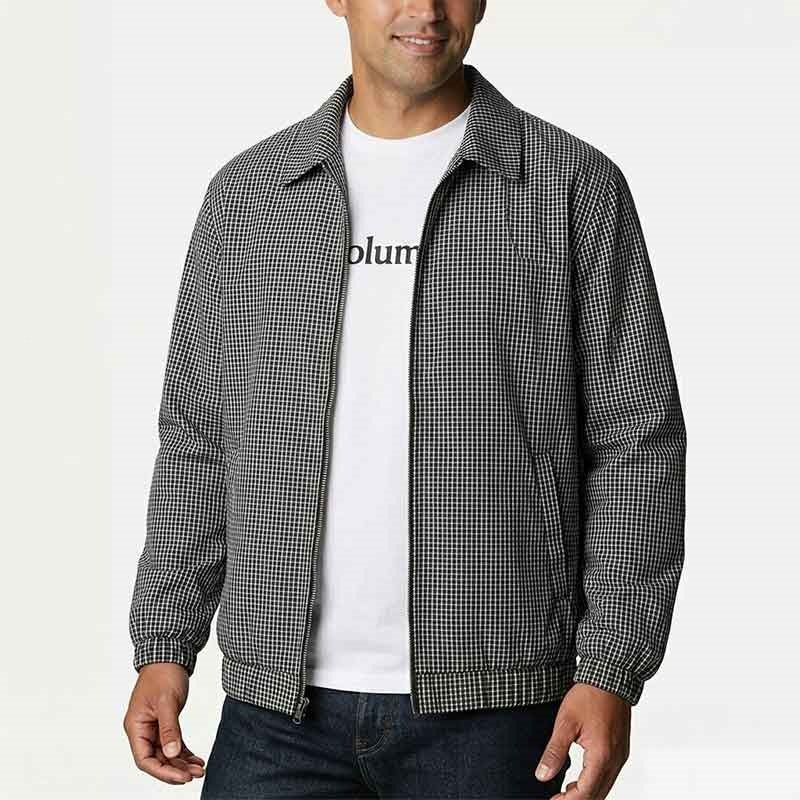 Herren Modische Kariertes Freizeitjacke Drune