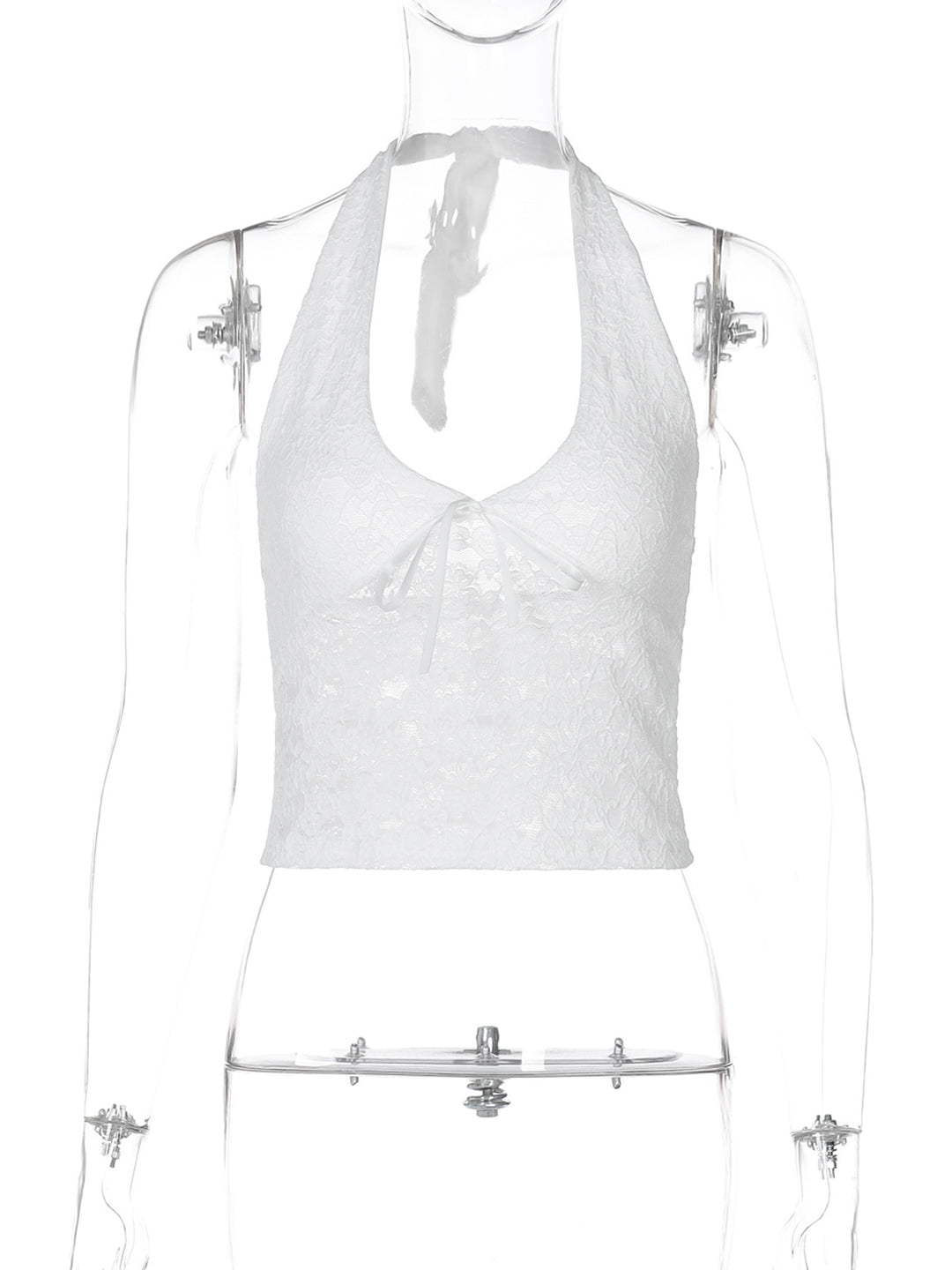 Damen Haltertop aus feiner Spitze Drune