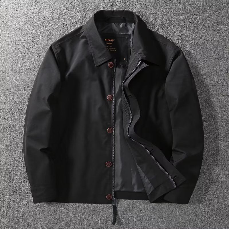 Herren Übergangsjacke mit Druckknöpfen Drune