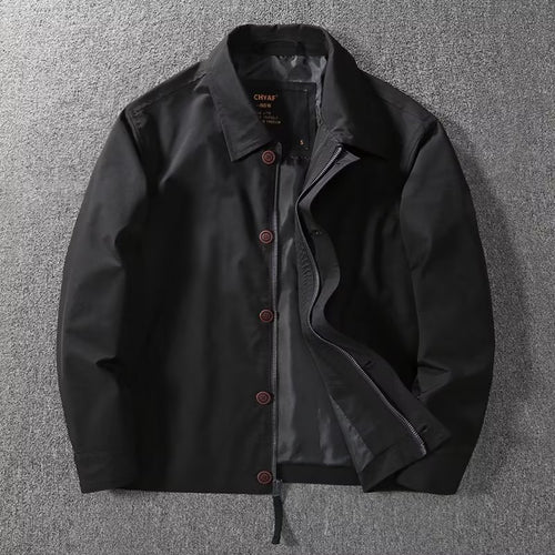 Herren Übergangsjacke mit Druckknöpfen Drune