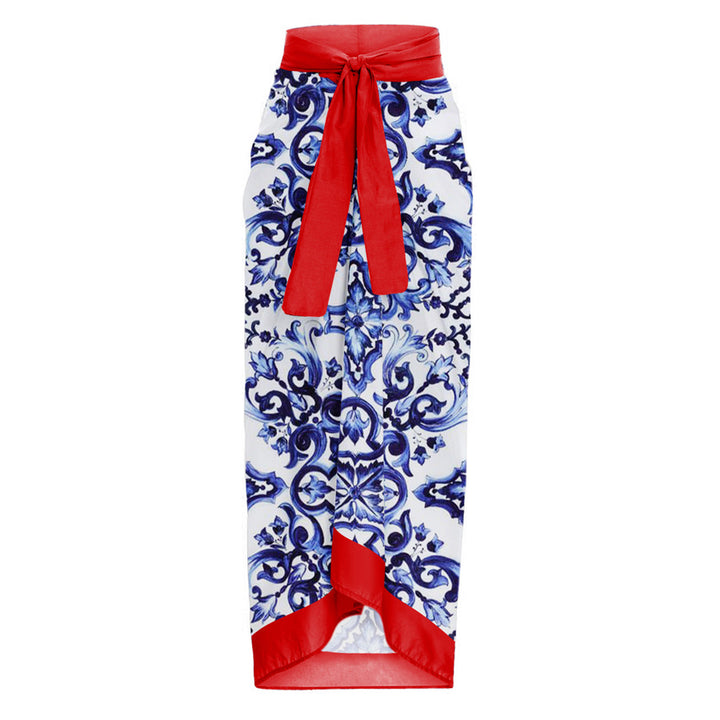 Damen Bikiniset mit floralem Muster und eleganten Rüschendetails Drune