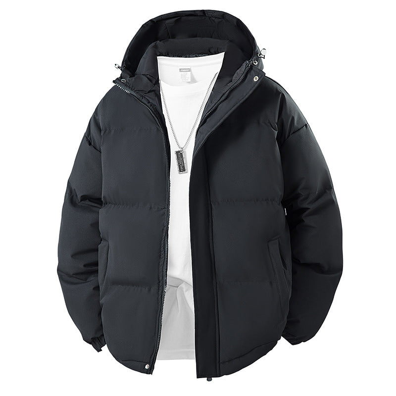 Herren Wattierte Kapuzenjacke mit Thermofutter und gesteppter Isolierung Drune