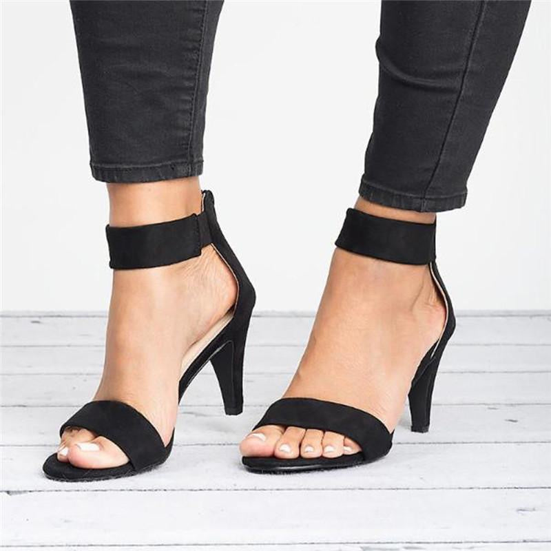 Damen elegante High Heels mit komfortablem Riemen und stiletto Absatz Drune