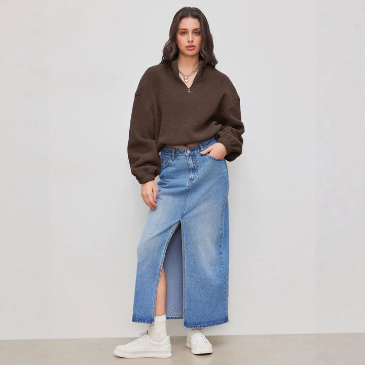 Damen Weiches und lässiges Sweatshirt Drune