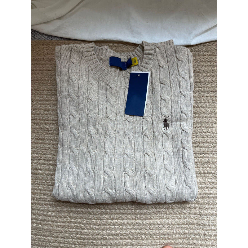 Damen Grob gestrickter Pullover Drune