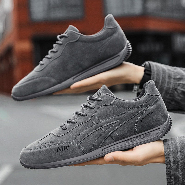 Damen Modische Sneakers mit hochwertiger Veloursleder-Oberfläche und rutschfester Sohle Drune