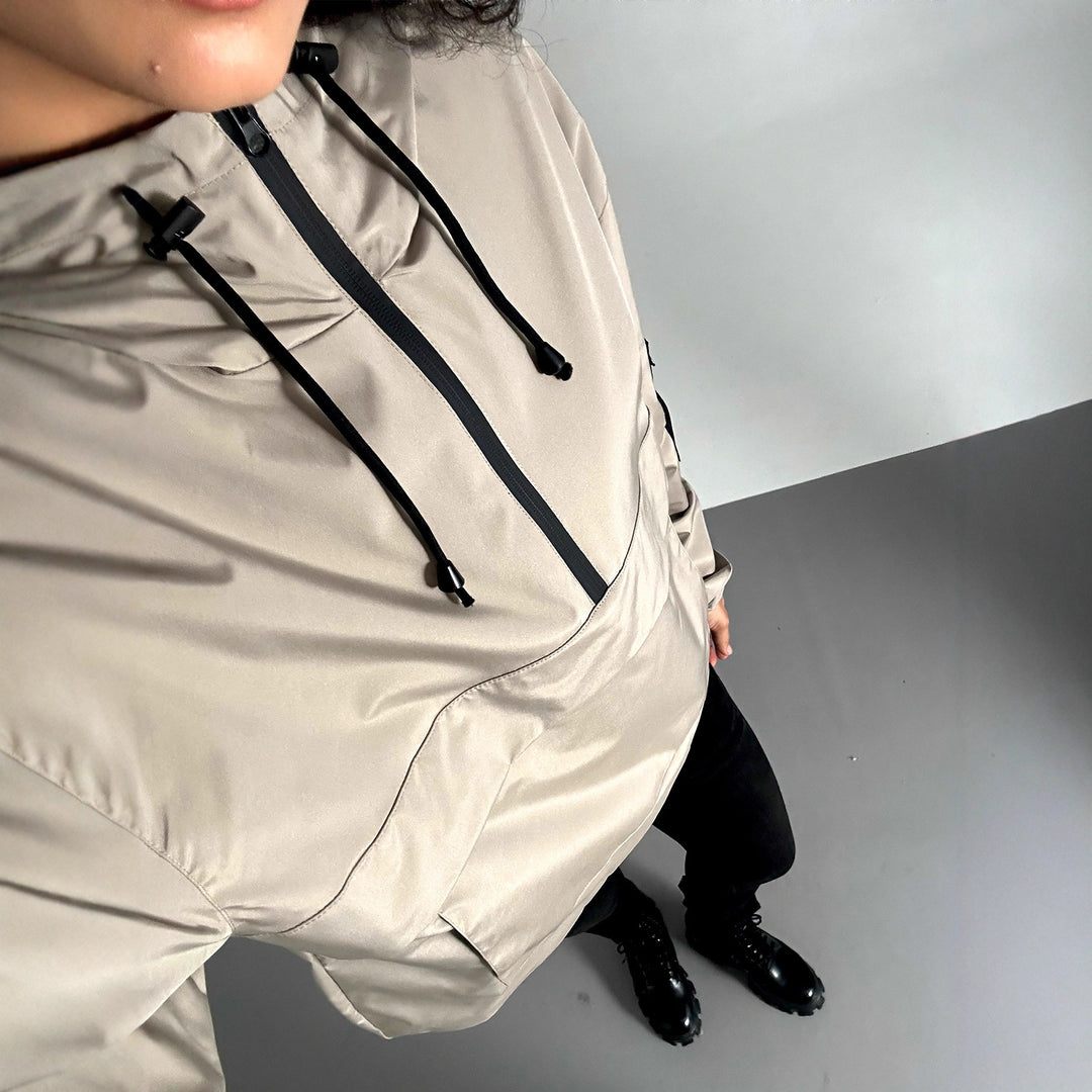 Damen Funktionsjacke mit praktischen Taschen und verstellbarem Bund Drune
