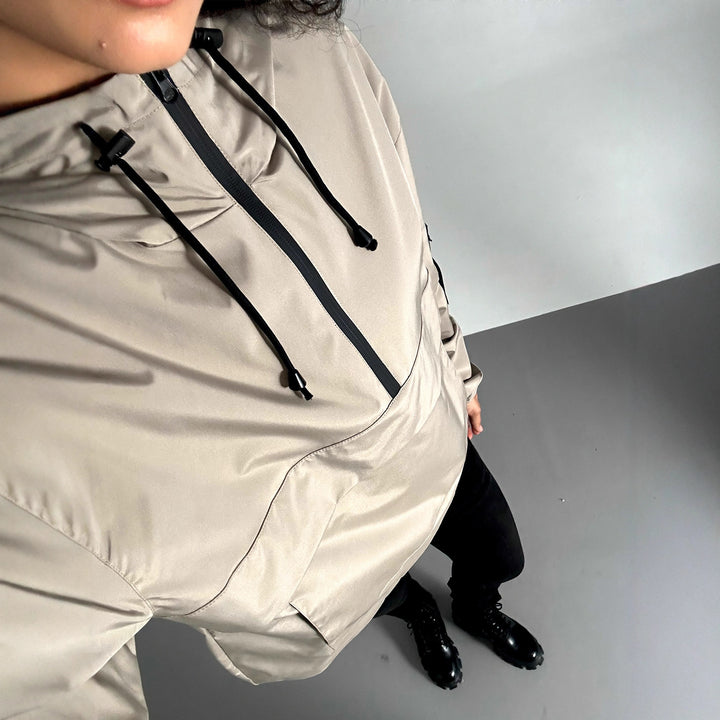 Damen Funktionsjacke mit praktischen Taschen und verstellbarem Bund Drune