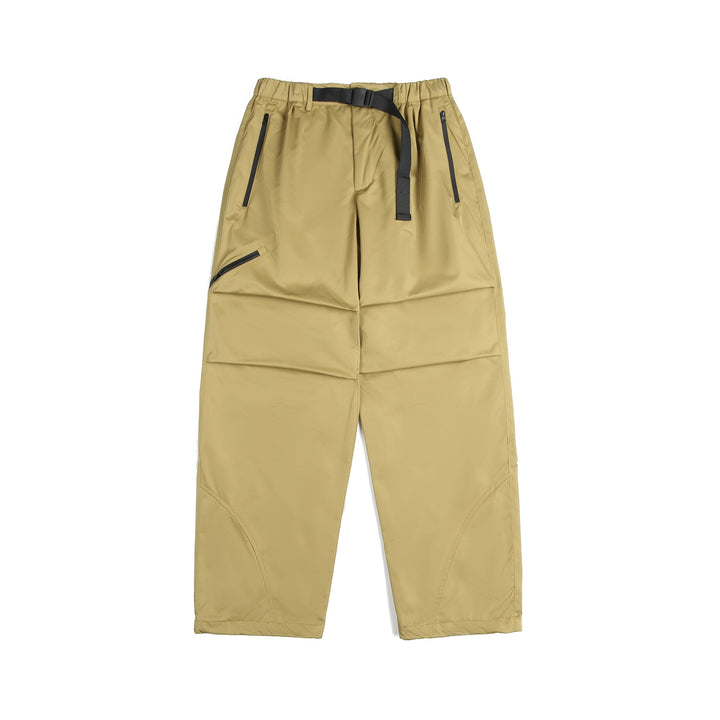 Unisex Technische Cargo-Caprihose mit elastischem Bund, integriertem Gurt und wasserdichten Reißverschlüssen Drune