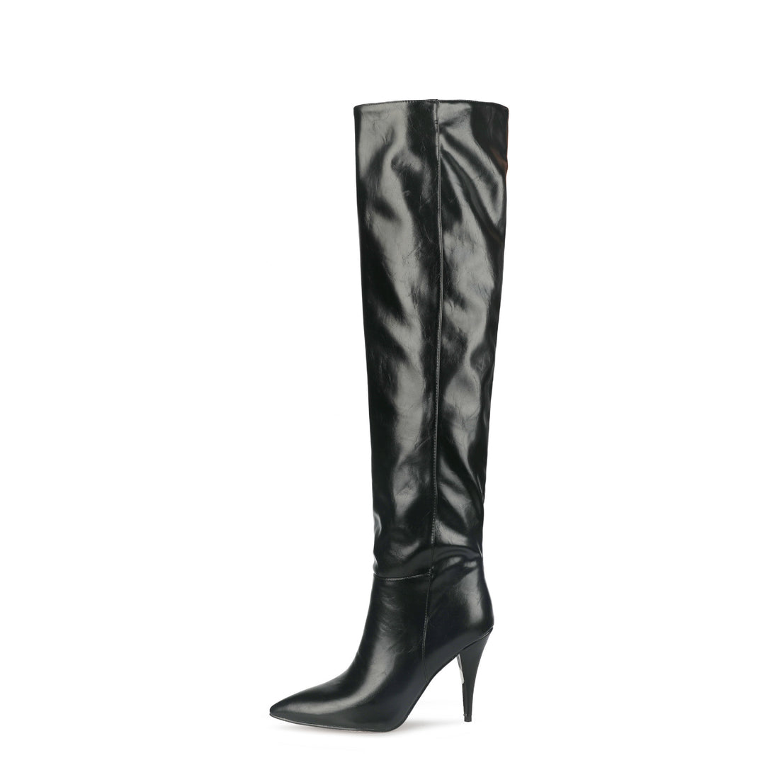 Damen Über-Knie-High-Heels-Stiefel Drune