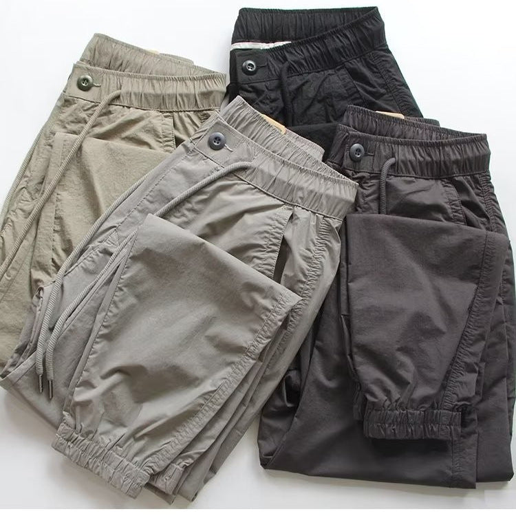 Herren Modische Cargohose mit elastischem Bund Drune
