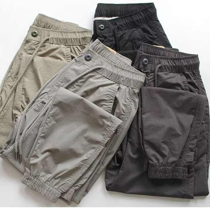 Herren Modische Cargohose mit elastischem Bund Drune