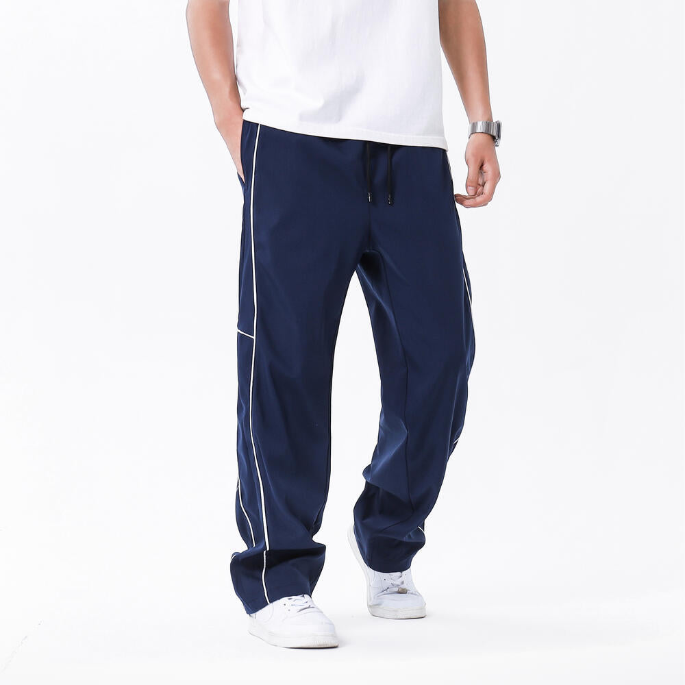 Damen Modische Freizeithose mit kontrastierenden Nähten Drune