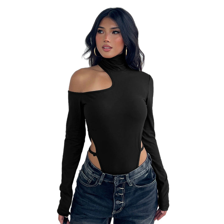 Damen Cut-Out Langarmbody Drune