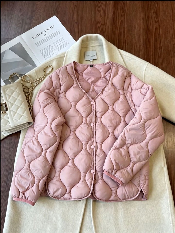 Damen Modische Daunenjacke Drune