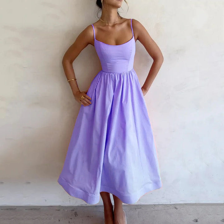 Damen Maxikleid Drune