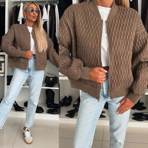 Damen Steppjacke mit komfortabler Passform und elastischen Bündchen Drune