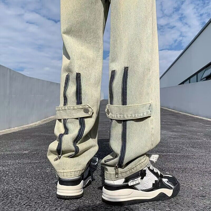 Herren Lässige Baggy Jeans mit innovativem Design Drune