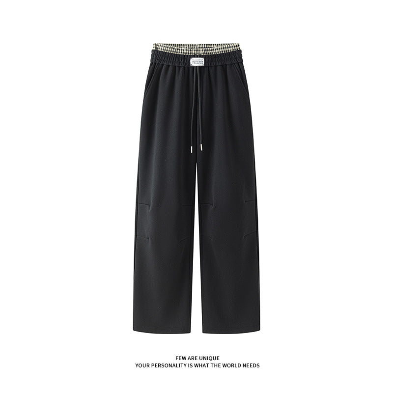 Herren weite Freizeithose aus atmungsaktivem Baumwollmix mit elastischem Bund und seitlichen Taschen Drune