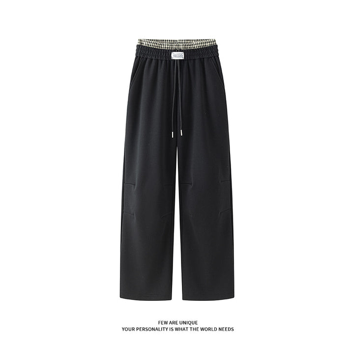 Herren weite Freizeithose aus atmungsaktivem Baumwollmix mit elastischem Bund und seitlichen Taschen Drune