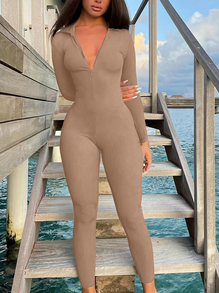Damen Langärmliger Jumpsuit Drune