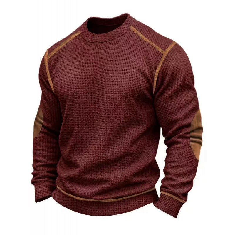 Herren Modischer Langarmpullover mit strukturiertem Design Drune
