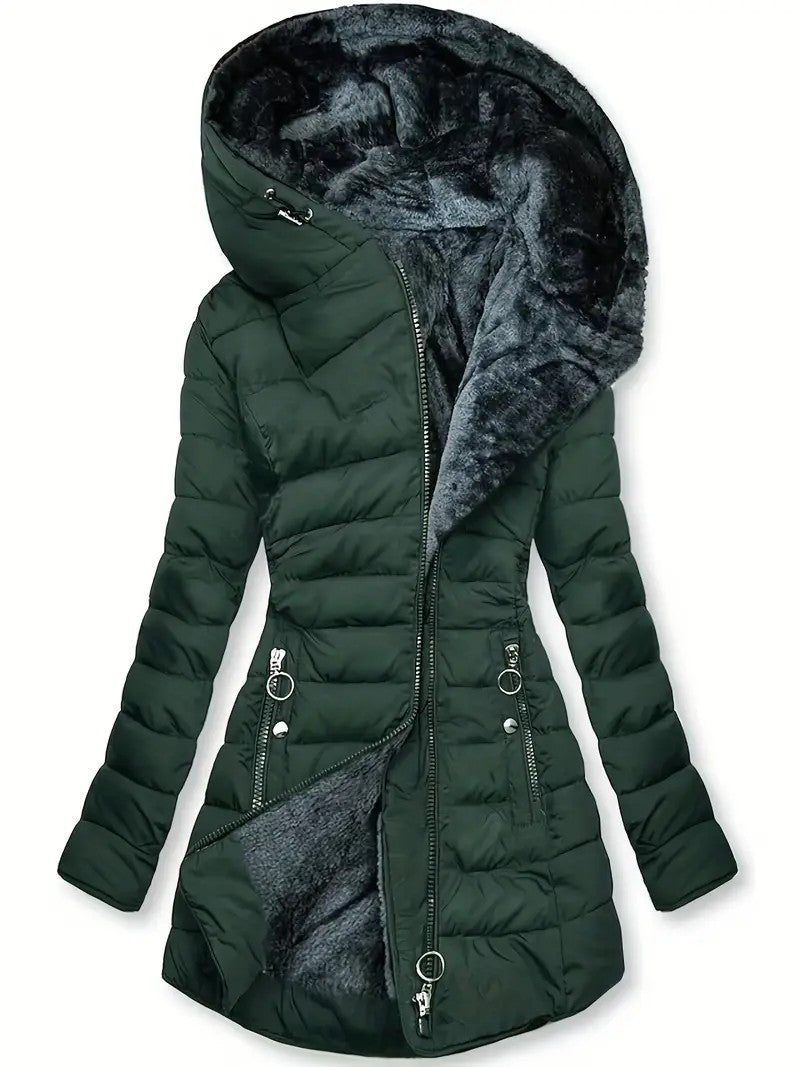 Damen Langzeit-Winterjacke mit weichem Innenfutter Drune