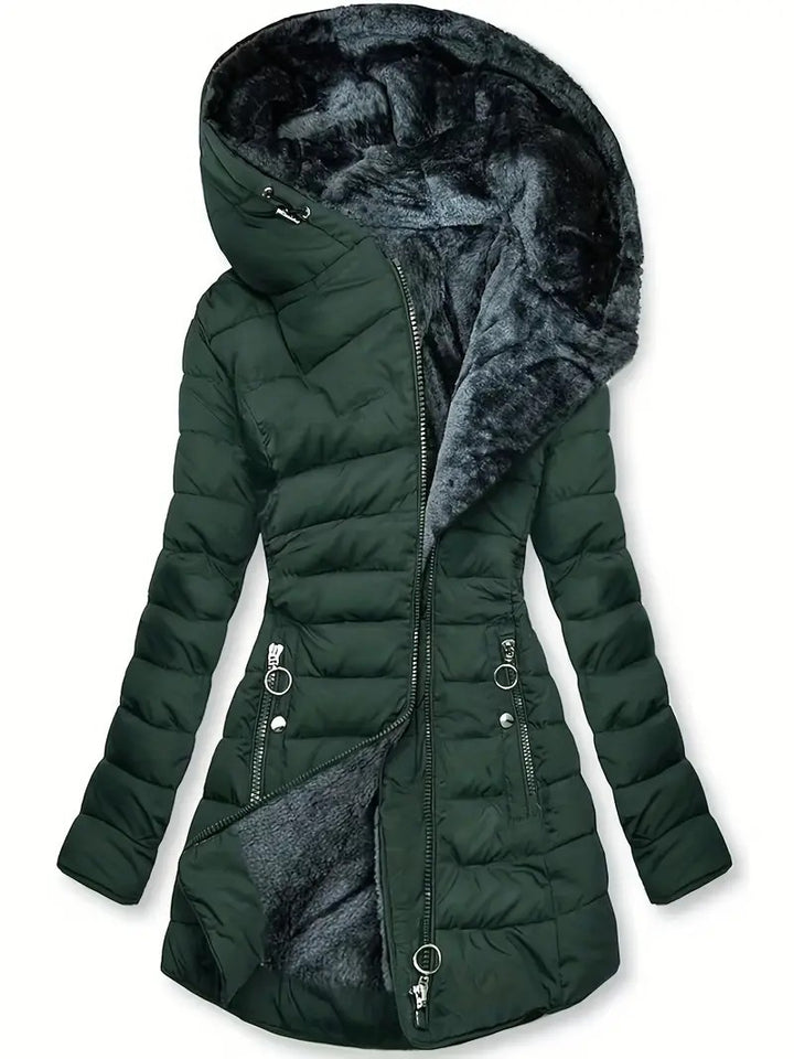 Damen Langzeit-Winterjacke mit weichem Innenfutter Drune