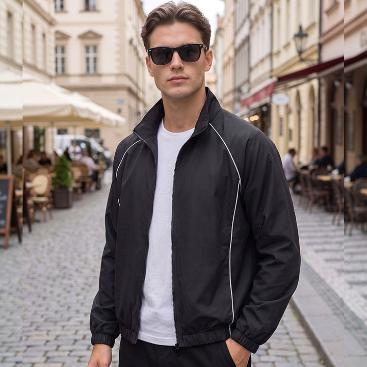 Herren Sportliche Windjacke mit reflektierenden Details Drune