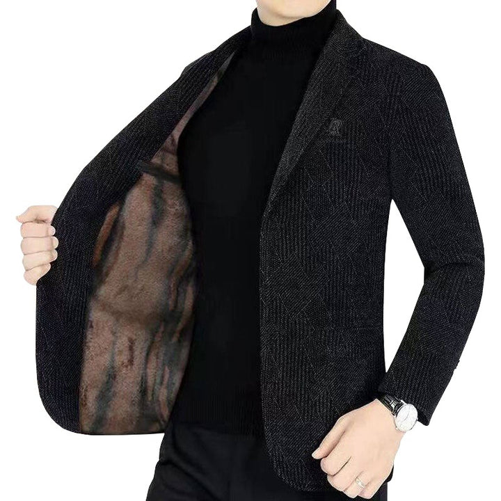 Herren Strukturierter Jersey-Sakko mit leichtem Innenfutter und schmaler Silhouette Drune