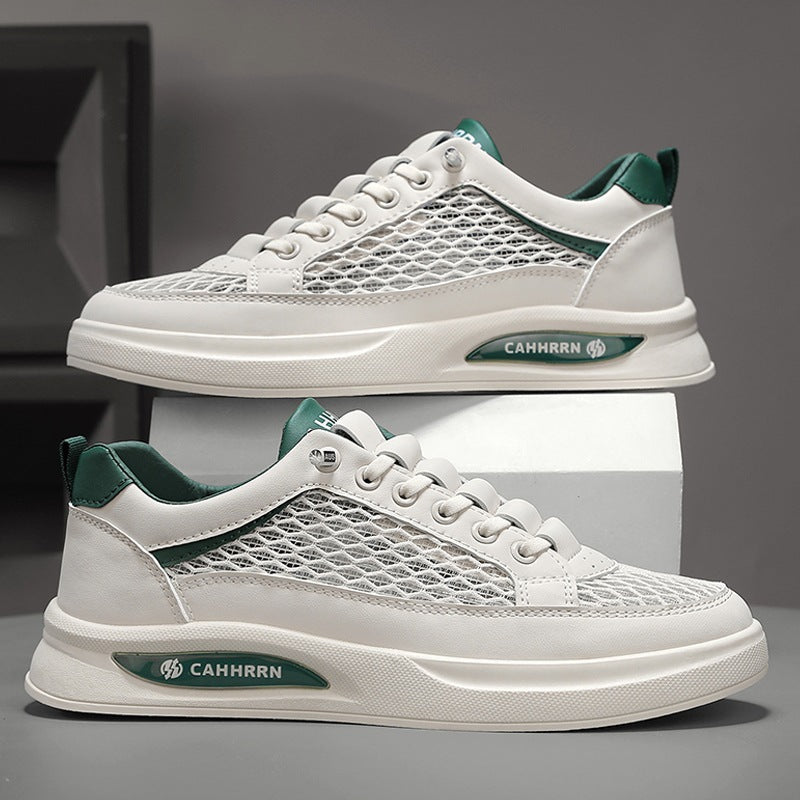 Unisex atmungsaktive Mesh-Plateau-Sneaker mit leichter Dämpfung und gepolstertem Komfortfußbett Drune
