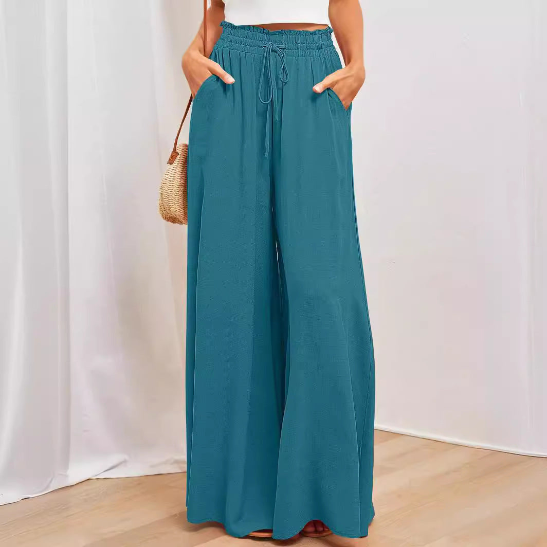 Maxi-Rock im Boho-Stil für Damen mit Kordelzugbund Drune