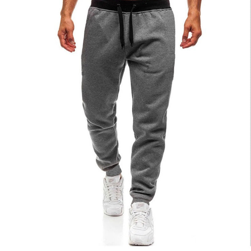 Herren nan taillierte Jogginghose mit elastischem Komfortbund, verstellbarem Kordelzug, eingearbeiteten Seitentaschen und geripptem Knöchelabschluss Drune