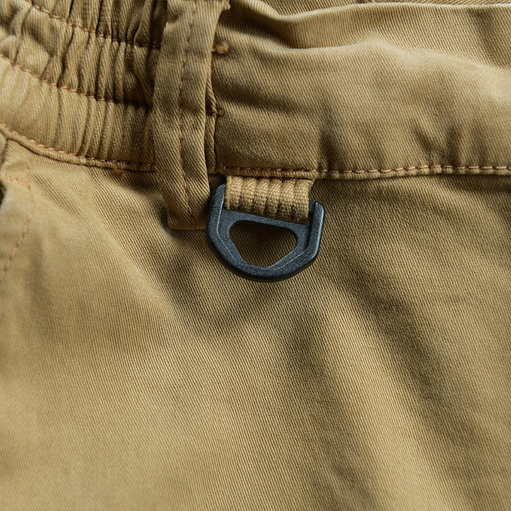 Herren Cargohose mit tapered Bein, elastischem Bund und verstärkten Knieeinsätzen Drune
