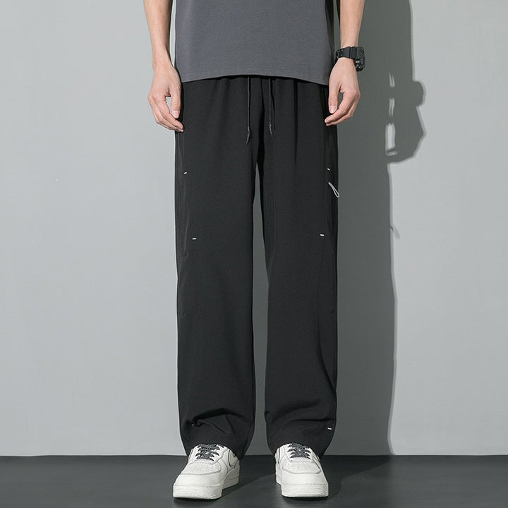 Herren Weite Relaxed-Cargo-Freizeithose mit Tunnelzugbund & Multifunktions‑Taschen Drune