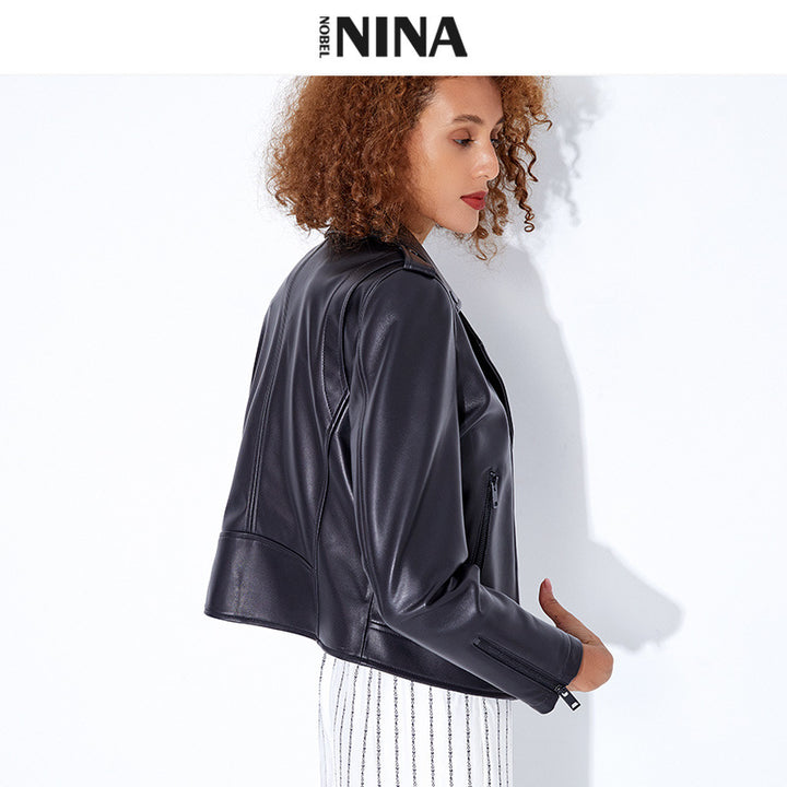Damen Stylische Bikerjacke Drune