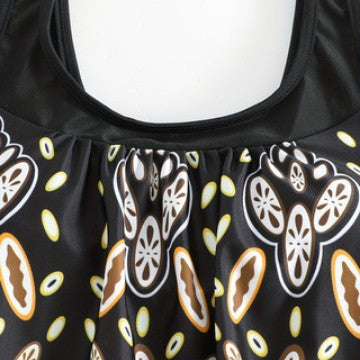 Damen Tankini-Set mit buntem Muster und bequemen Badeshorts Drune