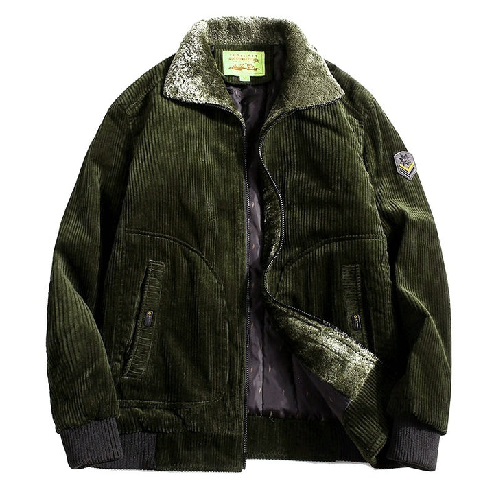 Drune | Herren Cordjacke Winter - Gemütliche Oberbekleidung
