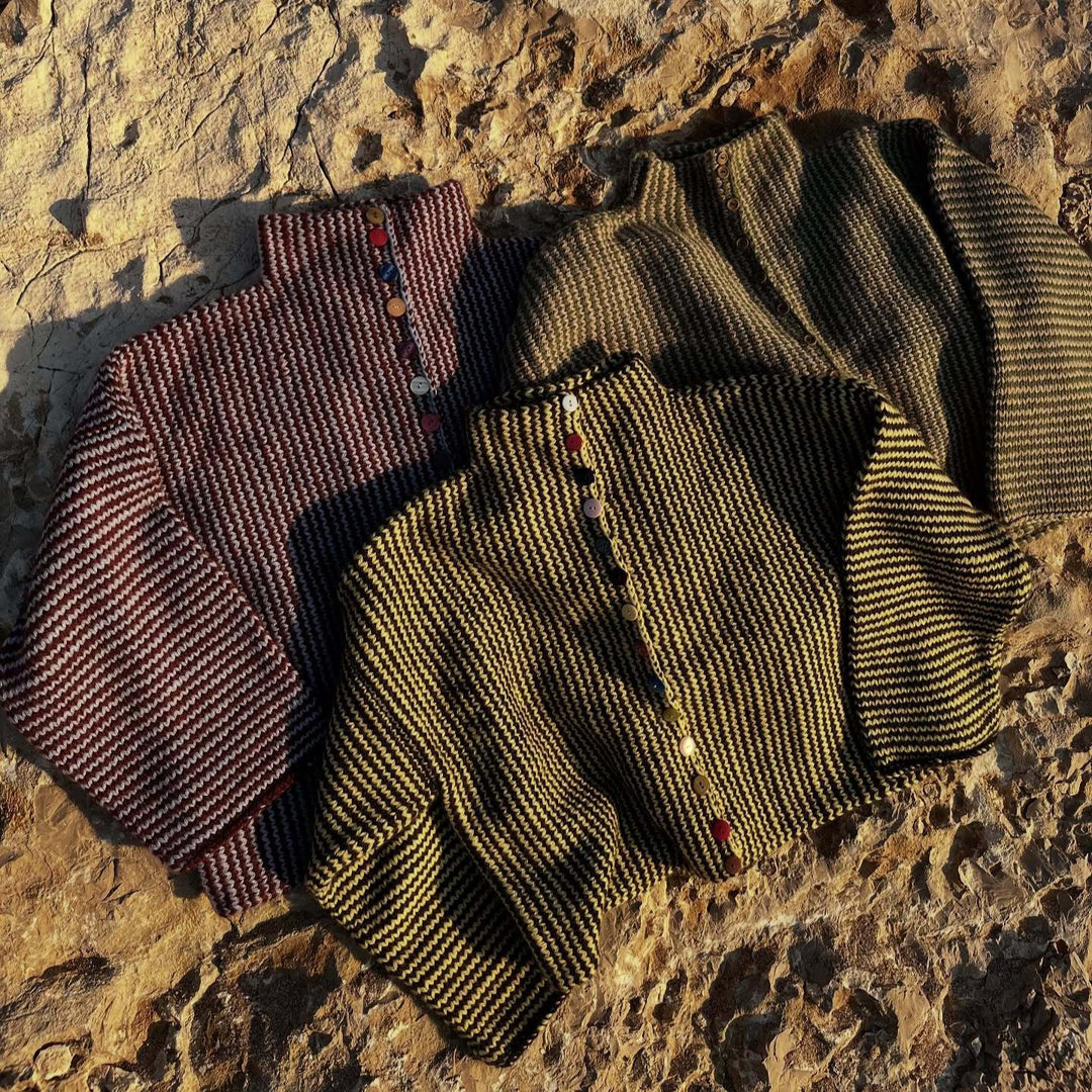 Damen modischer Strickpullover Drune