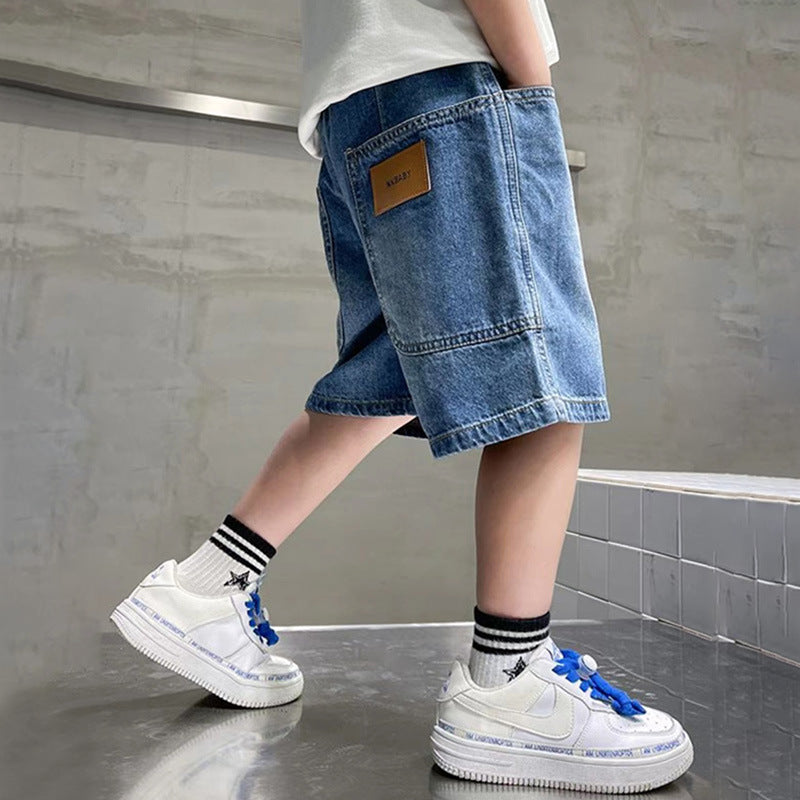 Jungen lässige Denim-Shorts mit praktischen Taschen Drune 1784086487