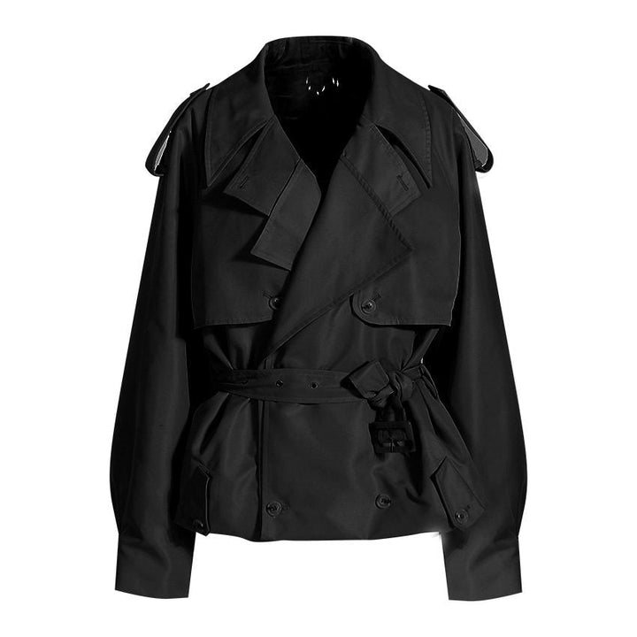 Drune | Trenchjacke - Polyester-Mischung - Modern und Vielseitig