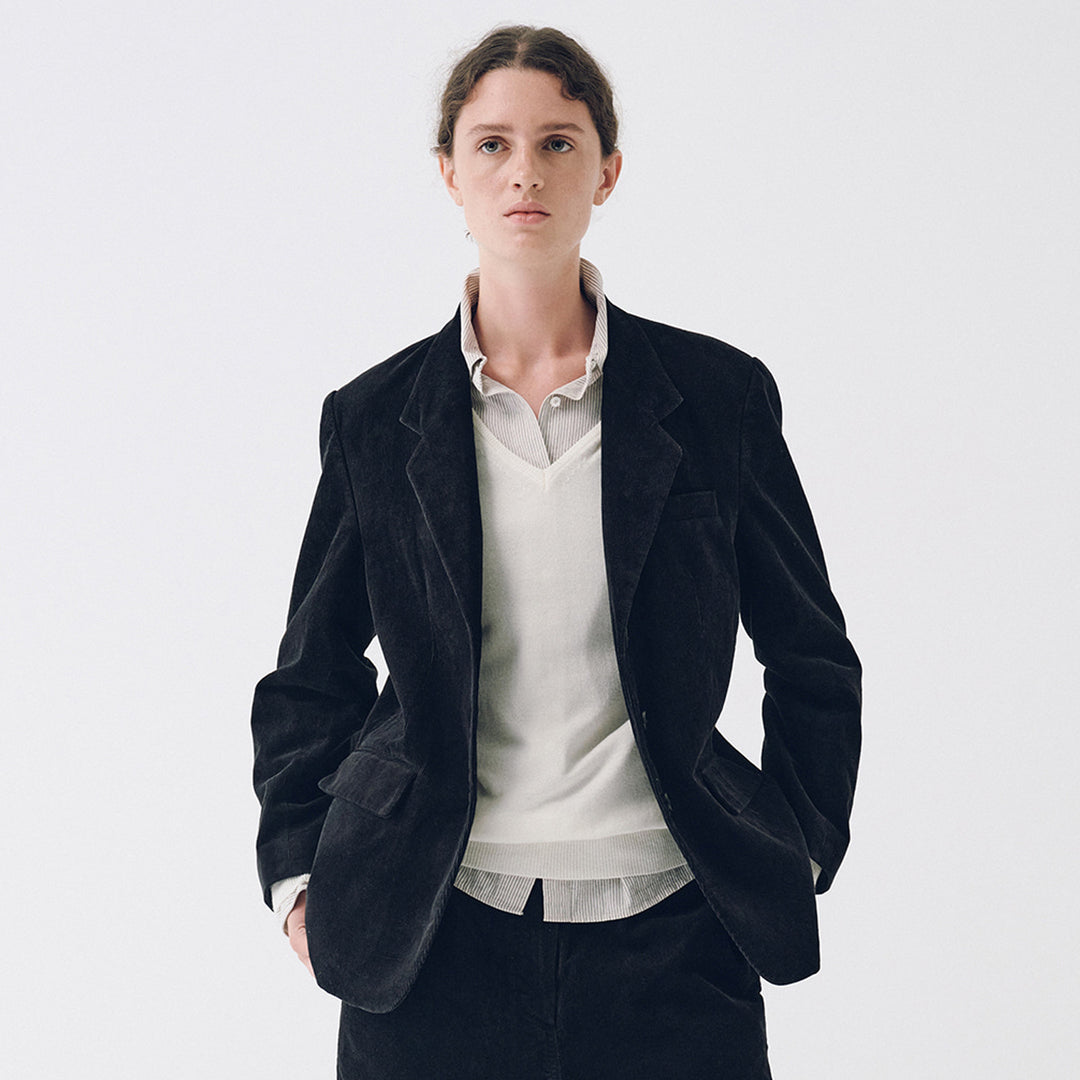 Damen Eleganter Vintage-Sakko Drune