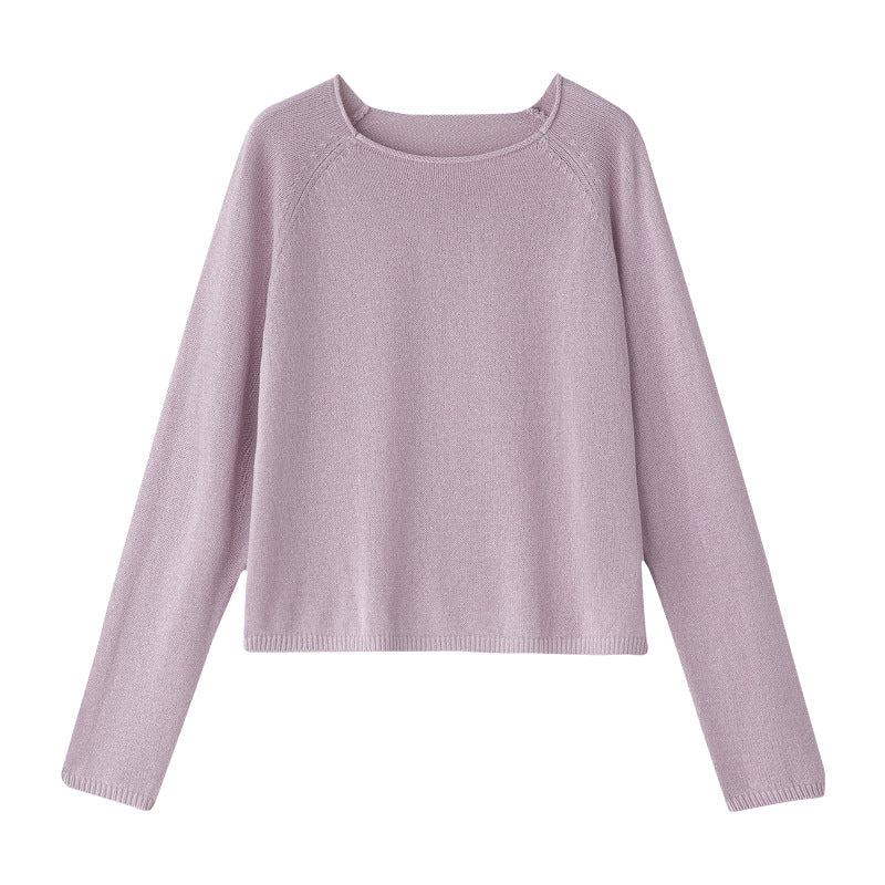 Damen Feinstrickpullover mit Raglanärmeln und weiter Passform Drune