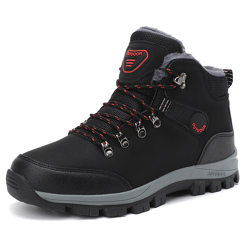 Herren Knöchelhohe Isolierte Outdoor-Stiefel mit Thermofutter und griffiger Trailsohle Drune